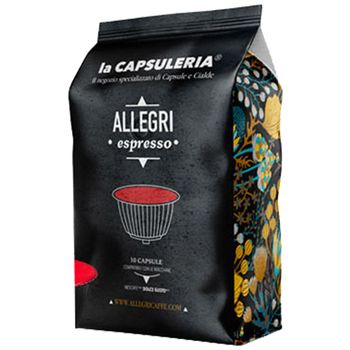 Set 100 capsule cafea Allegri Espresso, compatibile Nescafe Dolce Gusto, La Capsuleria La Capsuleria elefant