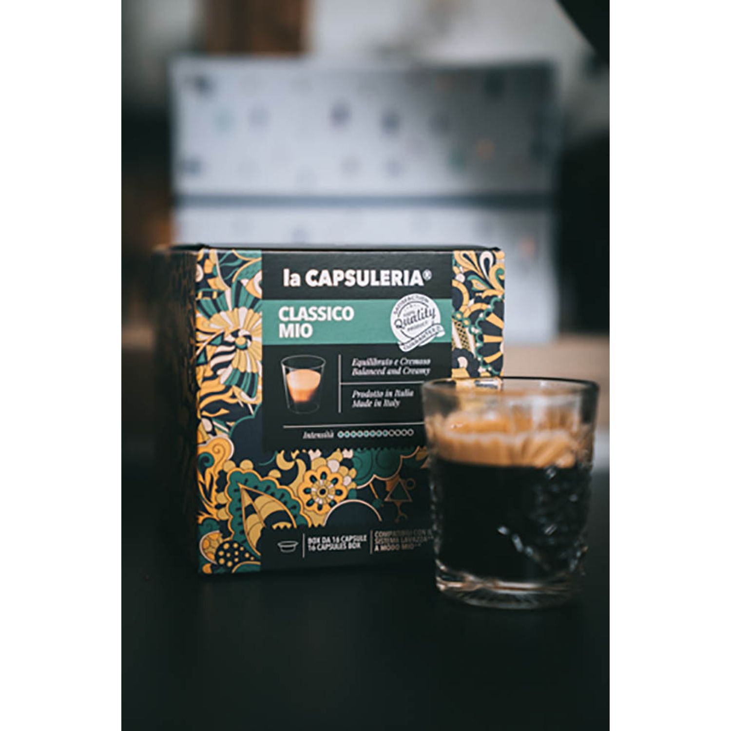 Set 128 capsule cafea Classico Mio, compatibile Lavazza a Modo Mio, La Capsuleria fotografia produsului View 6 L