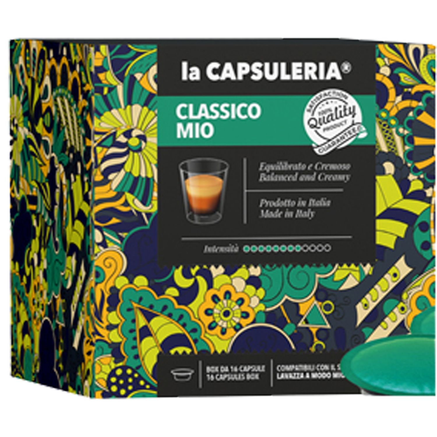 Set 128 capsule cafea Classico Mio, compatibile Lavazza a Modo Mio, La Capsuleria fotografia produsului