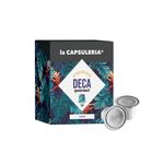 Set 100 capsule compostabile cafea Deca Gourmet, compatibile Nespresso, La Capsuleria fotografia produsului View 2 S
