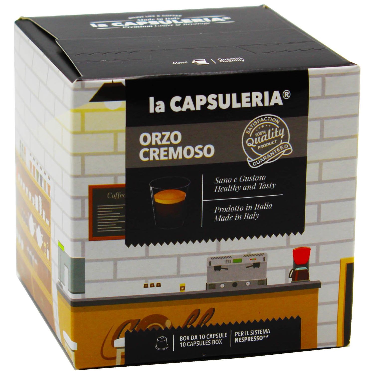 Set 10 capsule Orz, compatibile Nespresso, La Capsuleria fotografia produsului