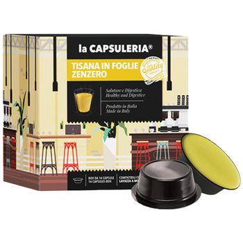 Set 16 capsule ceai de Ghimbir, compatibile Lavazza a Modo Mio, La Capsuleria La Capsuleria elefant