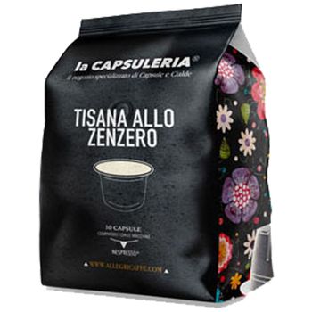 Set 100 capsule Ceai de Ghimbir compatibile Nespresso, LA CAPSULERIA elefant.ro