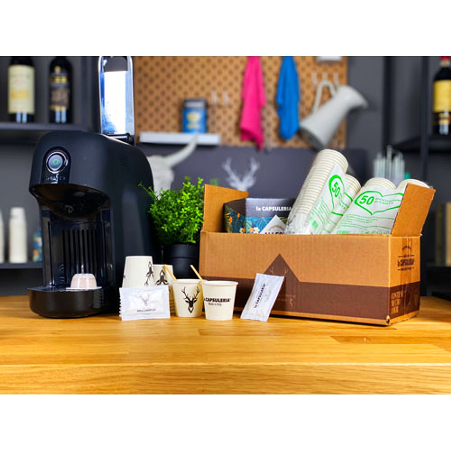 Kit accesorii cafea, eco, La Capsuleria fotografia produsului View 3 L
