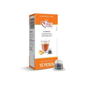 Set 10 capsule CEAI DE PIERSICI compatibile Nespresso, ITALIAN COFFEE elefant.ro