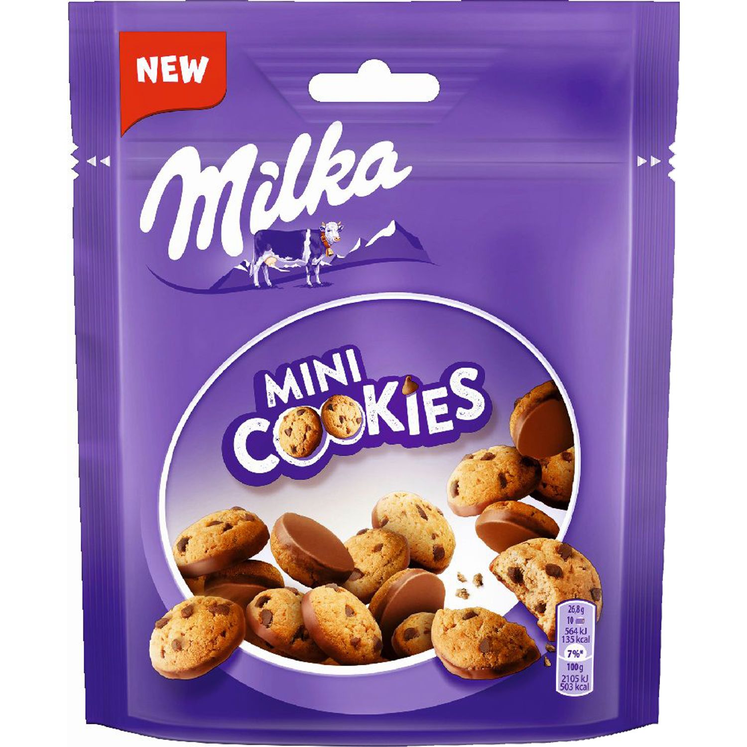 Mini Cookies Milka, 110 g fotografia produsului