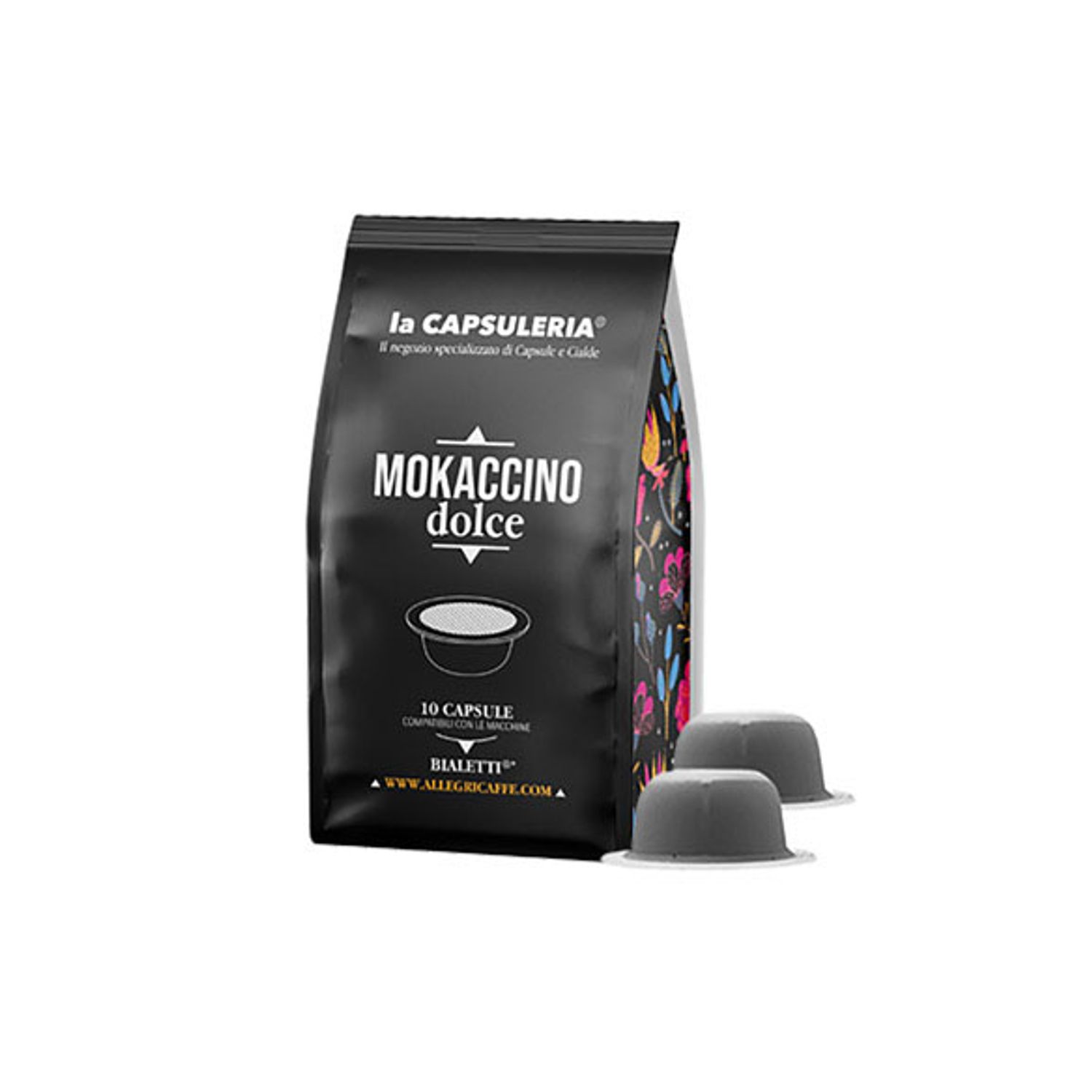 Set 10 capsule Mokaccino, compatibile Bialetti, La Capsuleria fotografia produsului