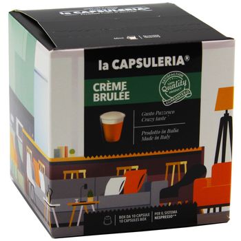 Set 80 capsule Creme Brulee, Compatibile Nespresso, la CAPSULERIA elefant.ro