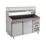 Masa preparare pizza, Moratti, cu vitrina de ingrediente fotografia produsului View 2 S