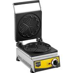 Aparat wafe forma floare, Moratti, 1200 W, Inox fotografia produsului