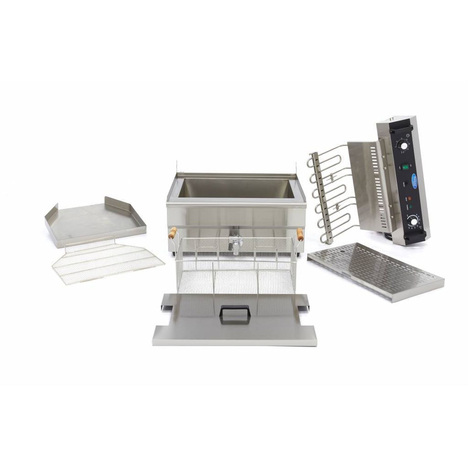 Friteuza electrica Moratti, capacitate 30 litri cu robinet ulei fotografia produsului View 3 L