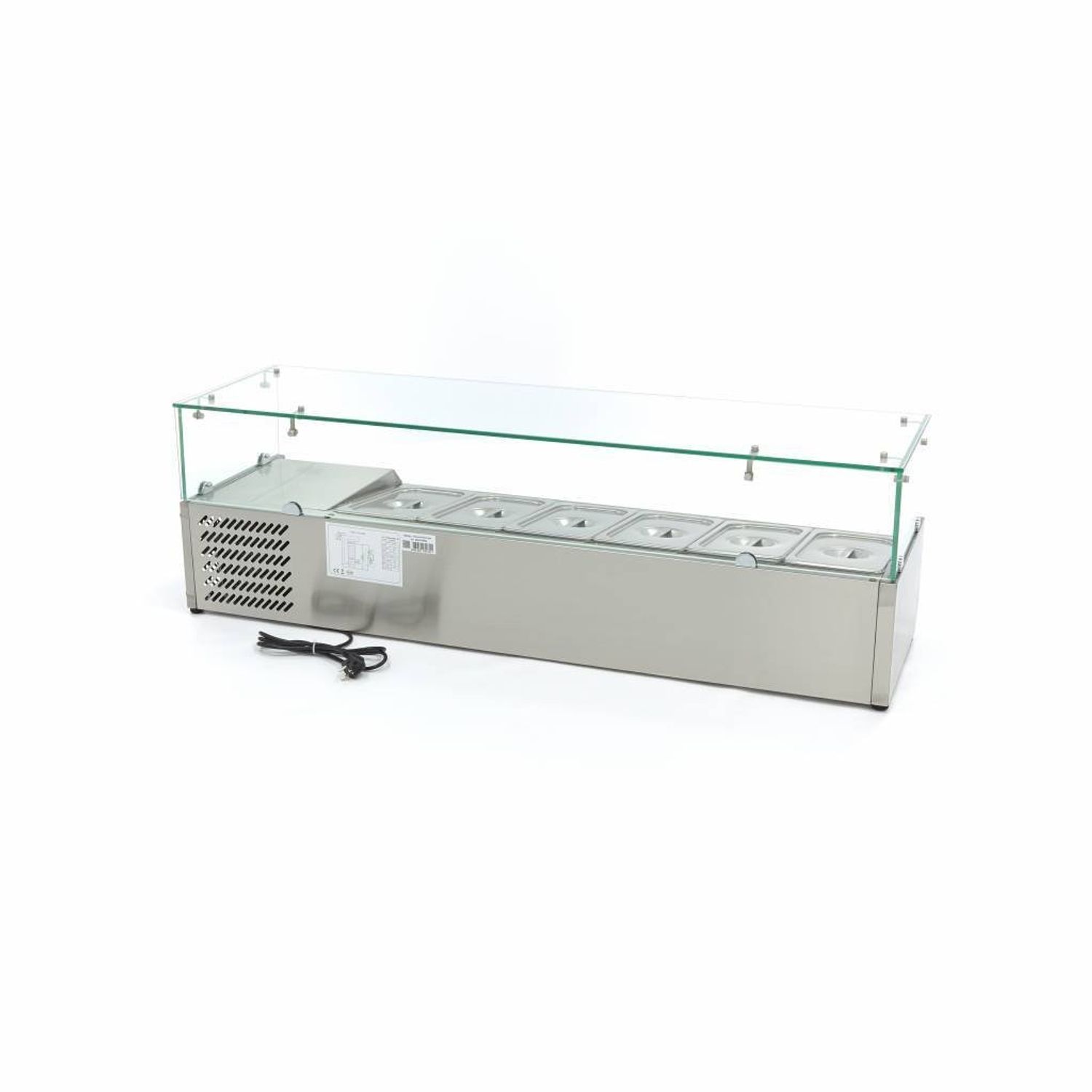 Vitrina ingrediente pizza, Moratti, 6 GN 1/3 sau 5 GN 1/2 fotografia produsului View 4 L