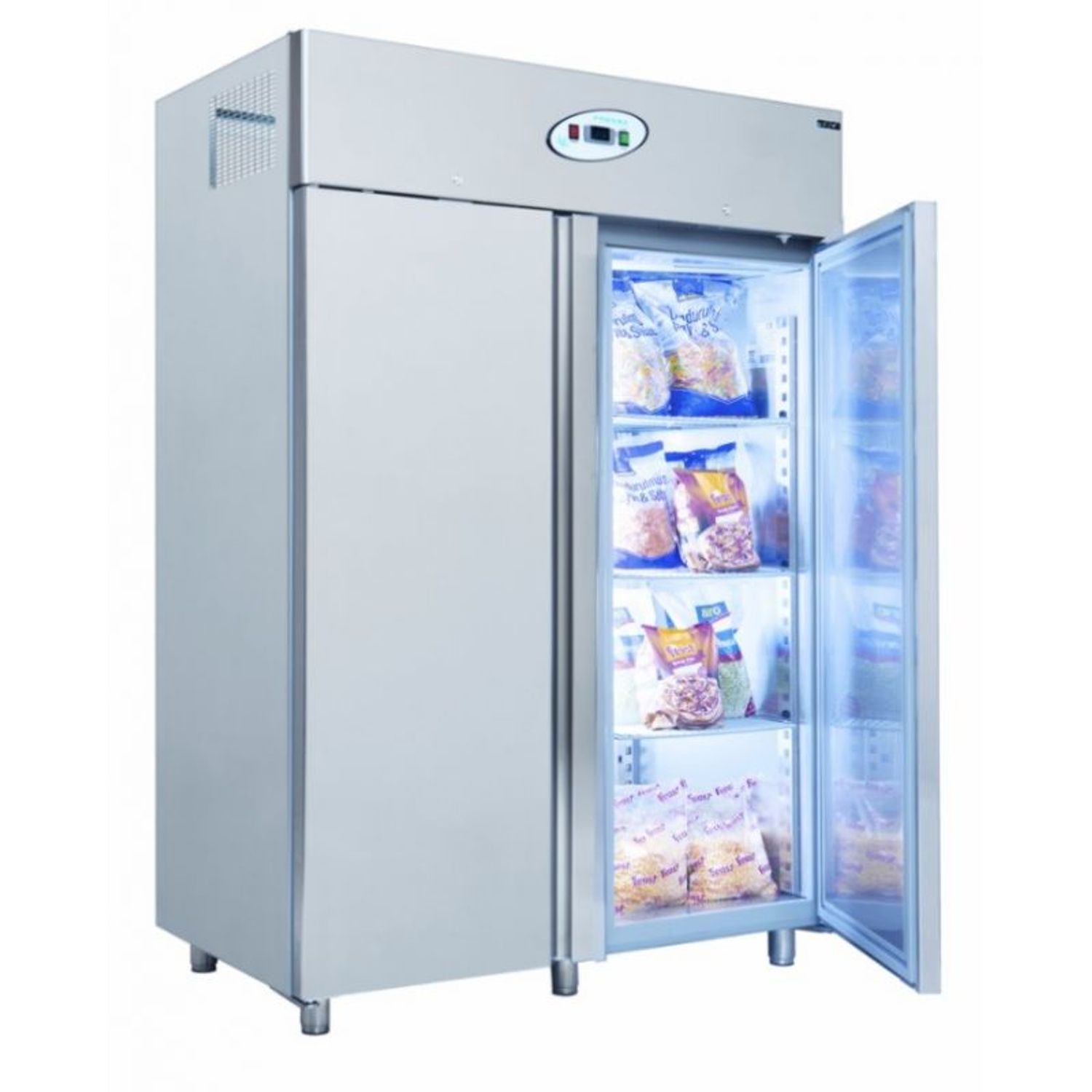 Congelator inox profesional 2 usi Moratti, 1400 litri fotografia produsului View 2 L