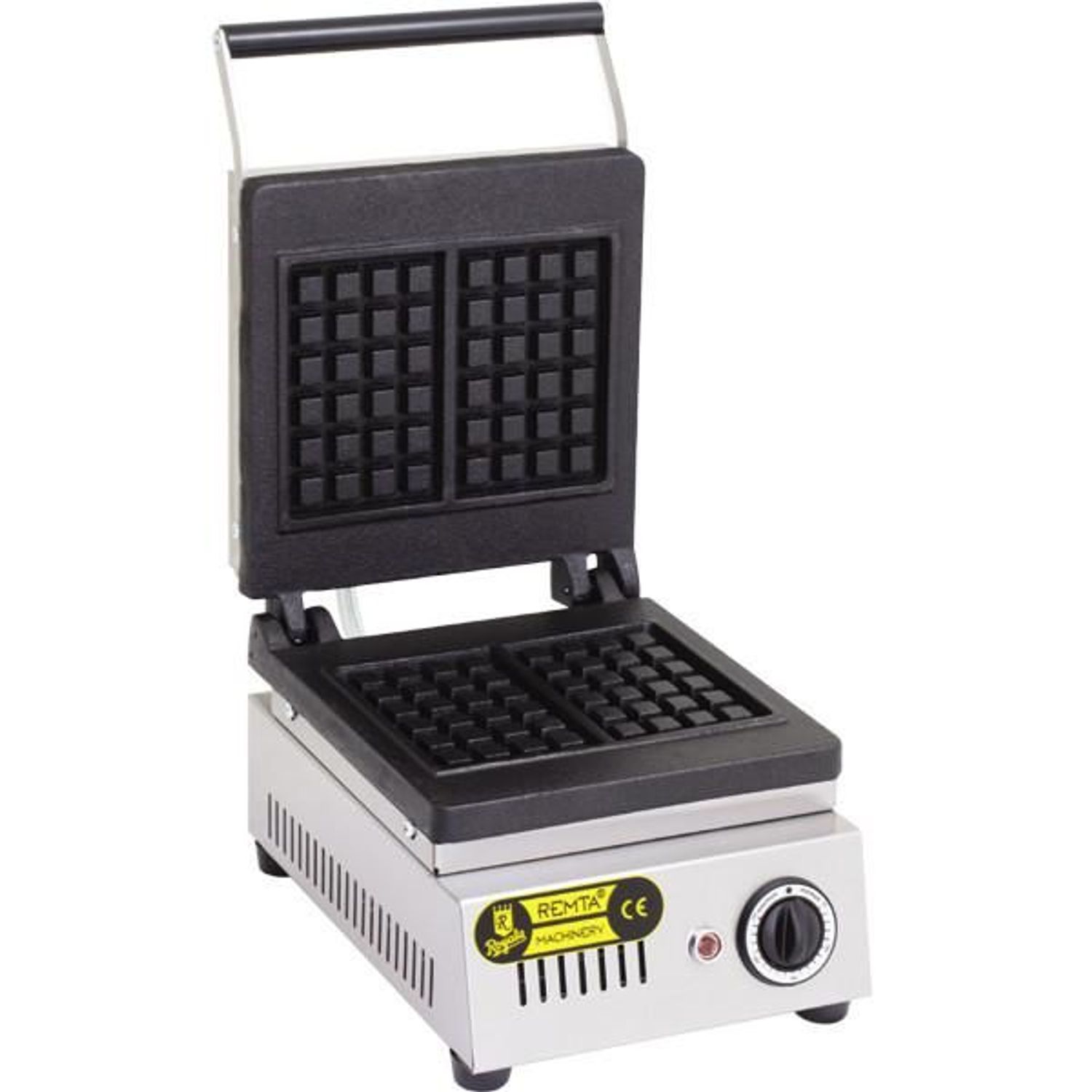 Aparat wafe patrat, Moratti, 1200 W, Inox fotografia produsului