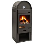 Termosemineu Termax Aqua 25 kw cu combustibil solid fotografia produsului