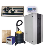 Pachet centrala cu peleti de 30 kW, TERMAX-COMPACT echipata complet fotografia produsului