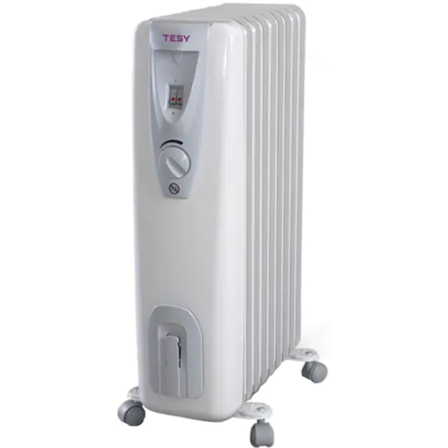Calorifer electric TESY CB 2009 E01 R, 9 elementi, 3 trepte putere, 2000W, alb-gri fotografia produsului