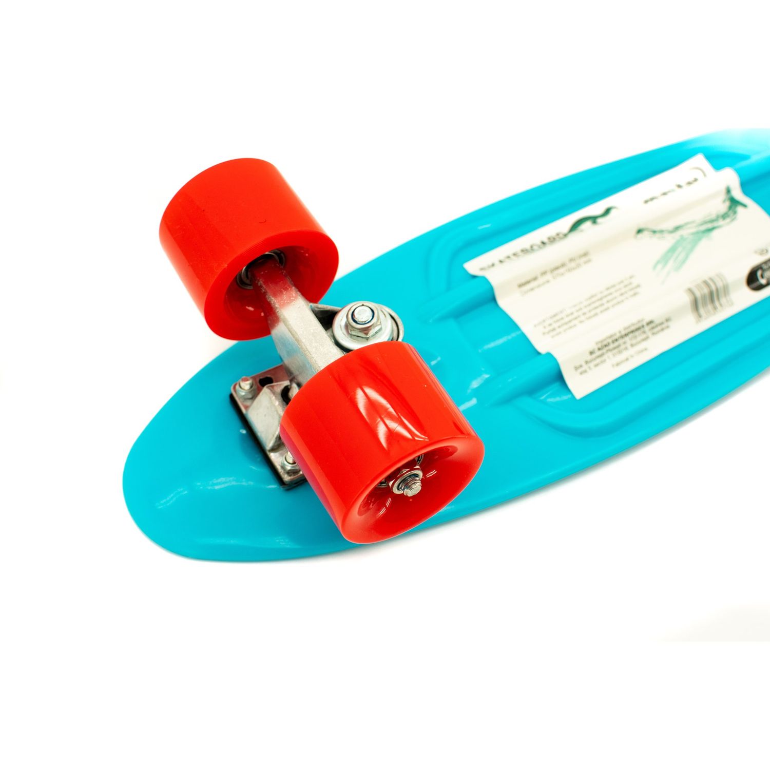 Maxtar Skateboard Chase 57X15 Cm, Turcuaz Cu Rosu fotografia produsului View 3 L
