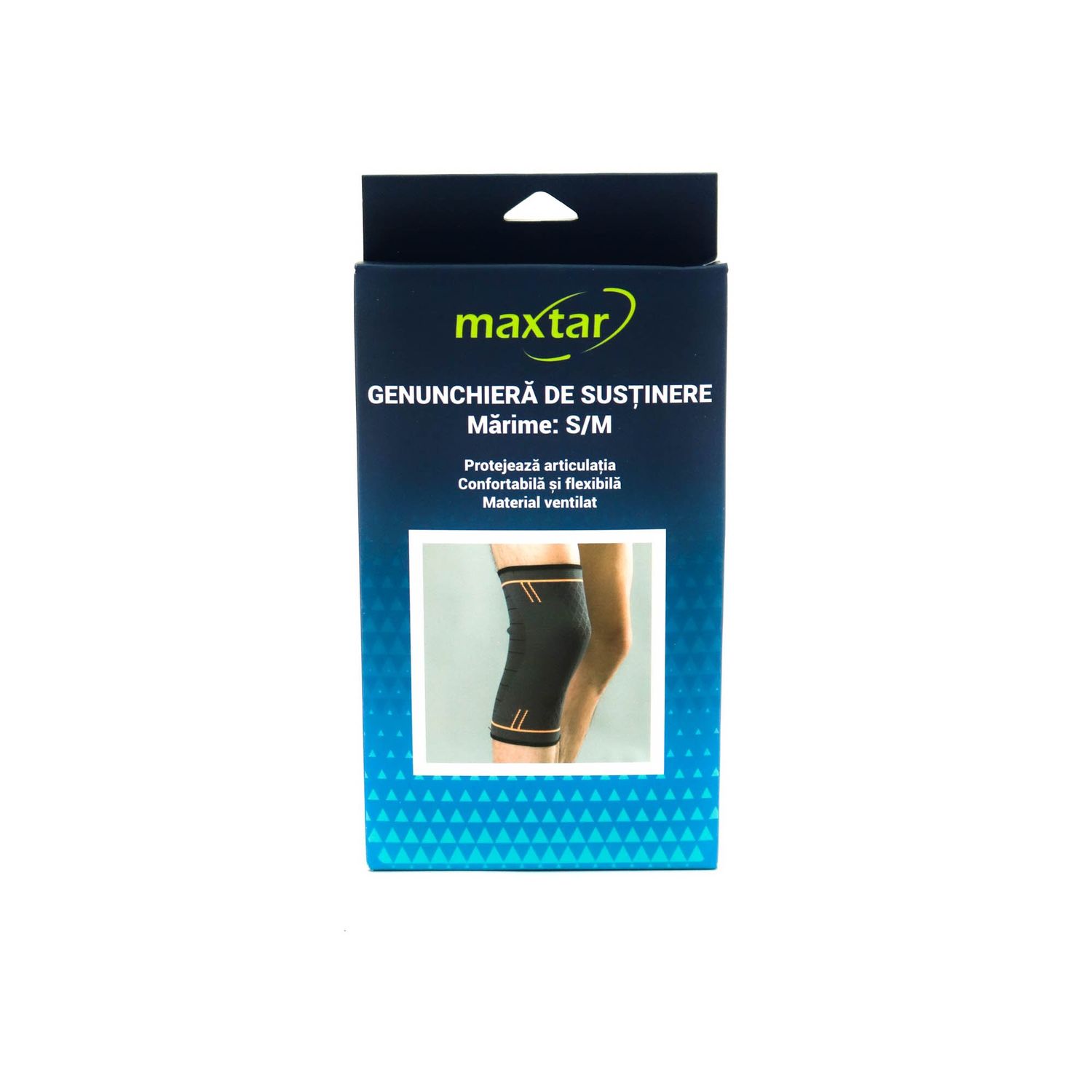 Genunchera MAXTAR, flexibila, material ventilat, marime S/M fotografia produsului