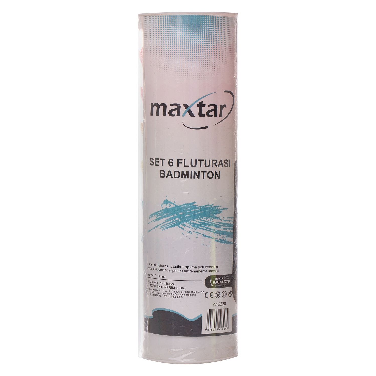Maxtar Set 6 Fluturasi Badminton fotografia produsului