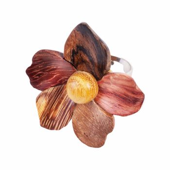 Inel, realizat de Flori Exotice, din cinci esente de lemn nobil image9