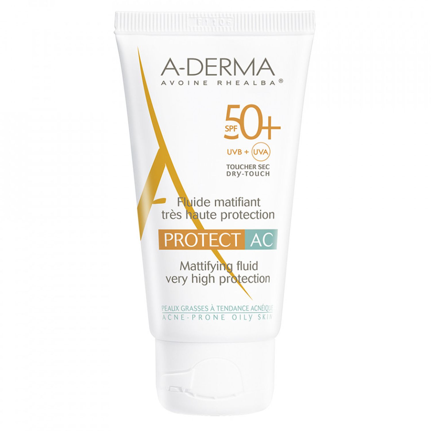 Fluid matifiant Protect AC SPF50+, A-Derma, 40 ml fotografia produsului