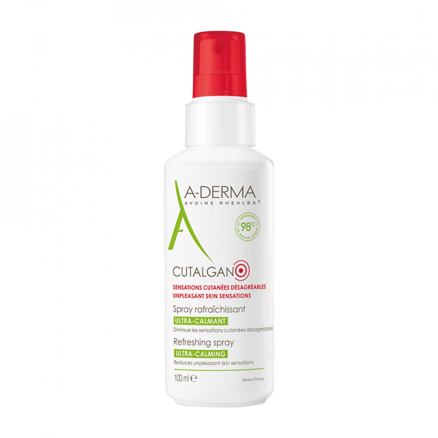 Spray de corp A-Derma Cutalgan pentru calmarea pielii, 100 ml fotografia produsului