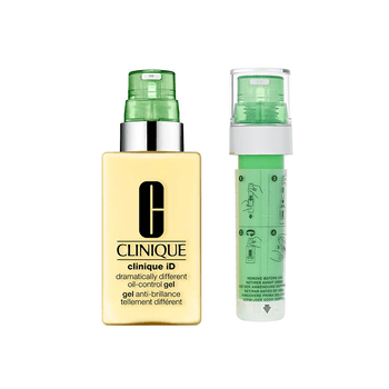Set Clinique Id Dramatically Different. Different Oil Control Gel Base 115 ml + Active Concentrate Irritation 10 ml Clinique