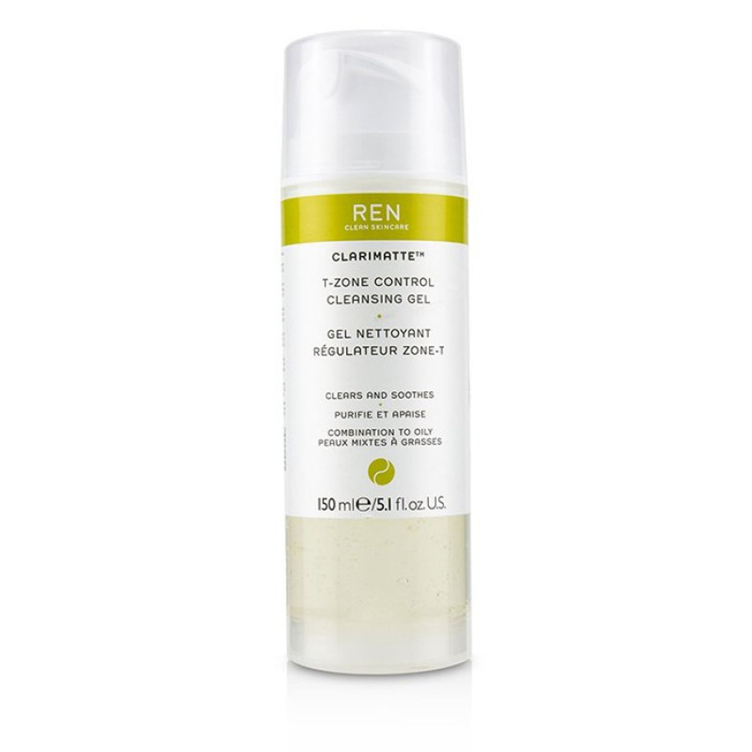 Gel de curatare pentru ten gras Ren, Clarimatte, 150 ml fotografia produsului