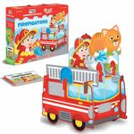 Puzzle Gigant 3D - Pompieri, 12 piese fotografia produsului View 2 S