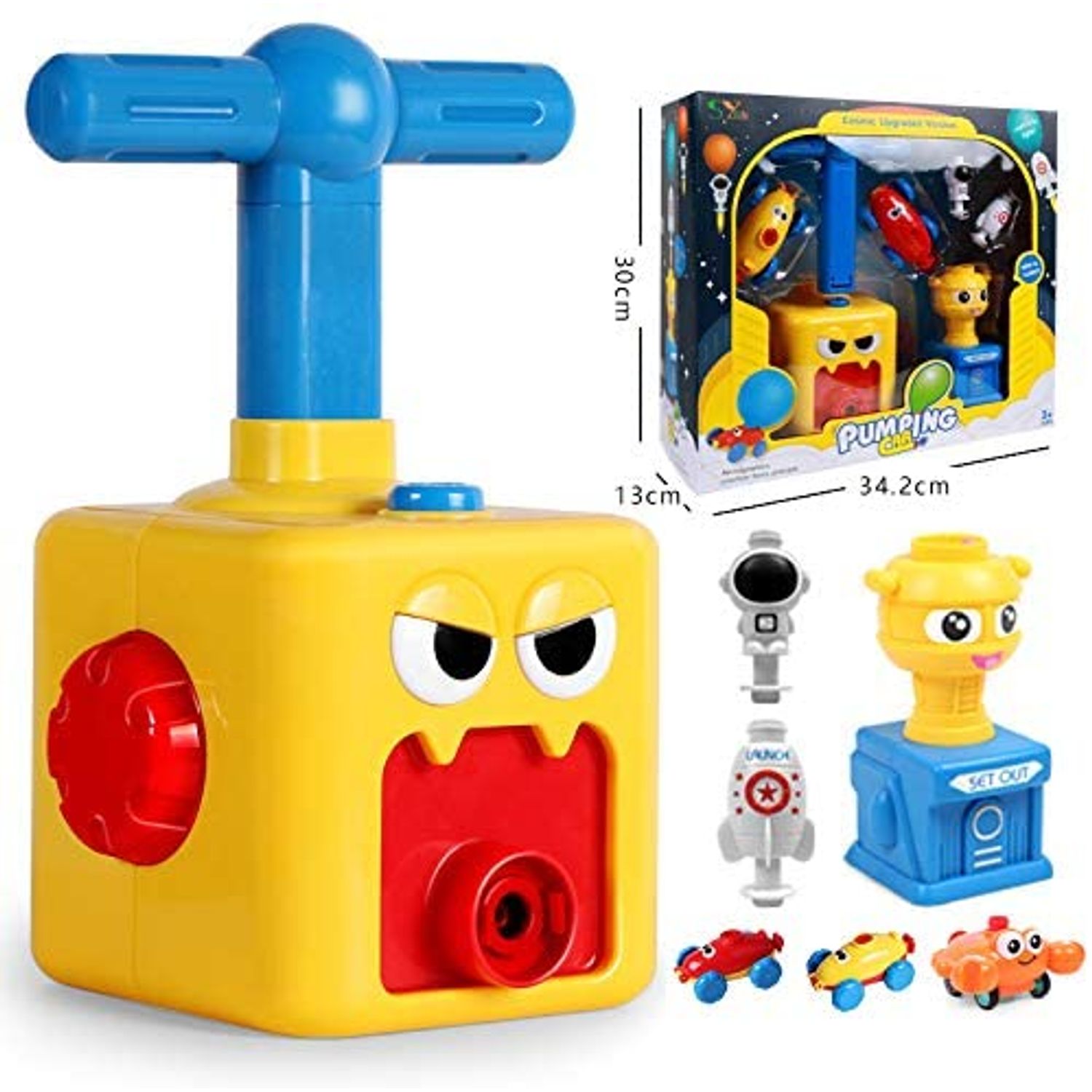 Dispozitiv de umflat baloane cu acesorii masinute fotografia produsului View 5 L