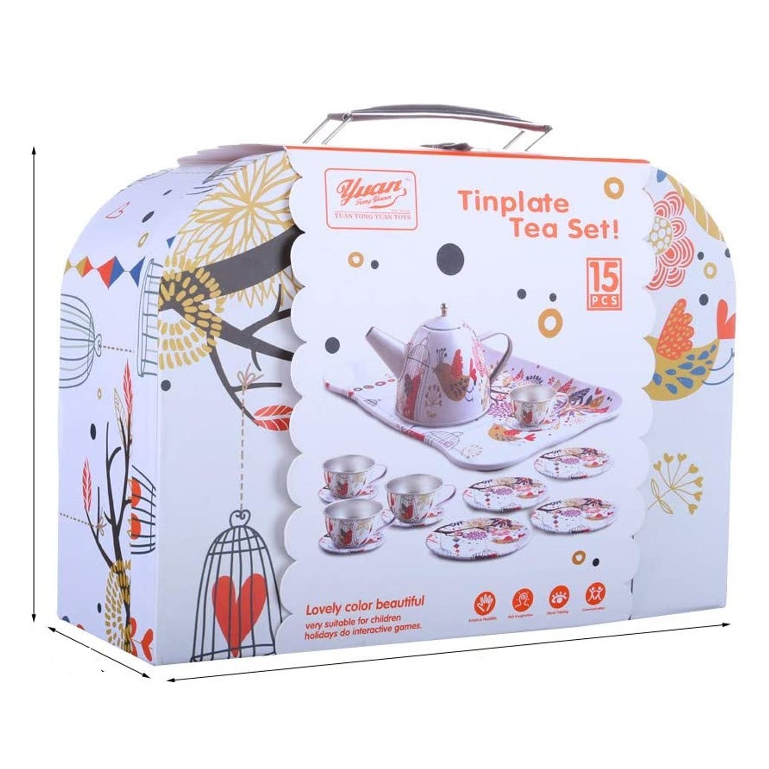 Set de joaca ceainic Tea Tiny, 15 piese fotografia produsului View 2 L