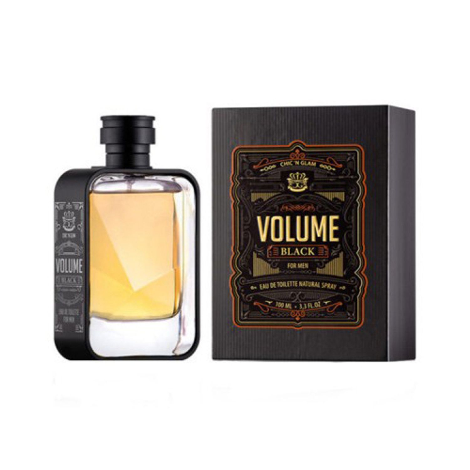 Apa de Toaleta Chic'n Glam, Volume Black, Barbati, 100 ml fotografia produsului