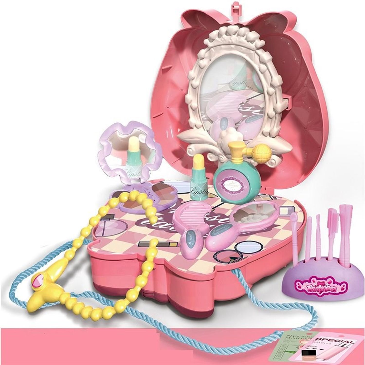 Set Joaca Geanta de Umar cu Acesorii Cosmetice, 18 piese fotografia produsului