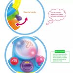 Jucarie interactiva - Volan cu activitati, lumini si sunete, multicolor fotografia produsului View 3 S