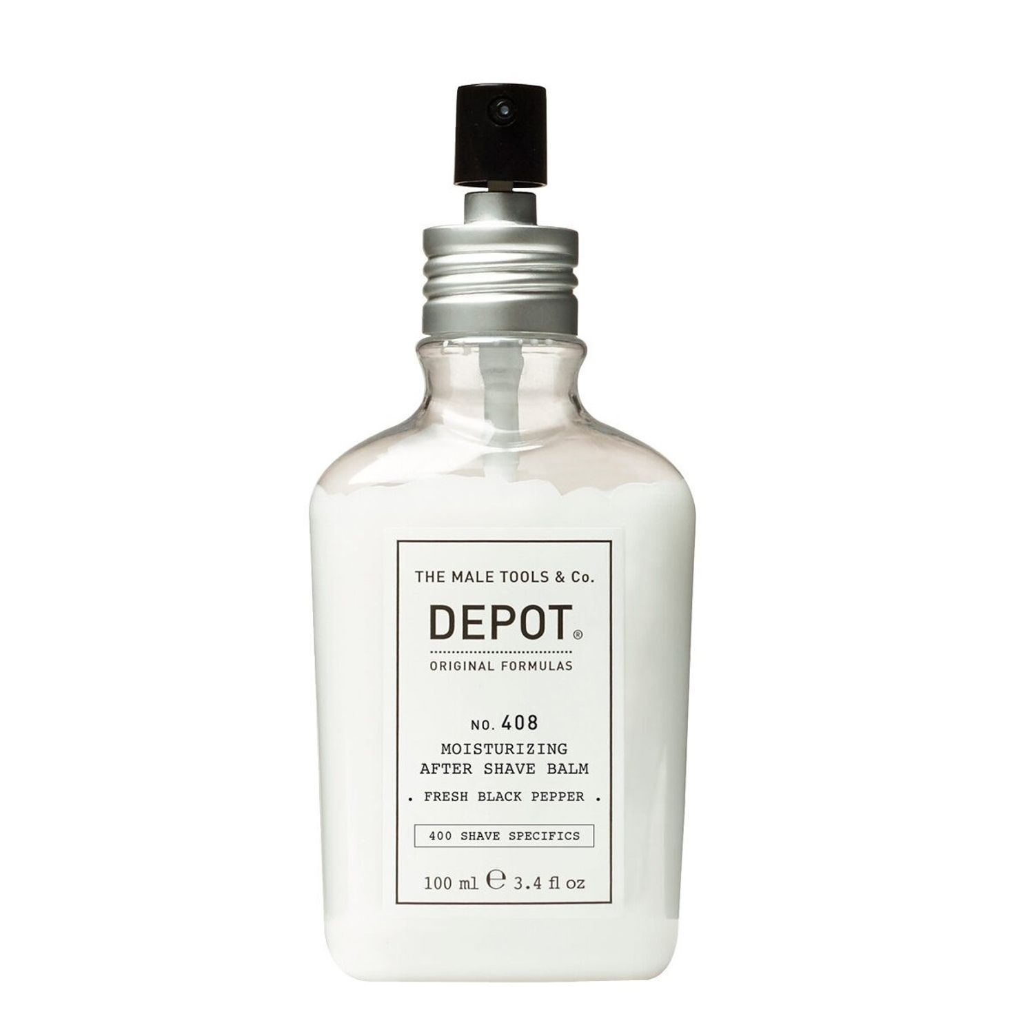 After shave balsam Depot 400 Shave Specifics No.408 Moisturizing Fresh Black Pepper, 100 ml fotografia produsului
