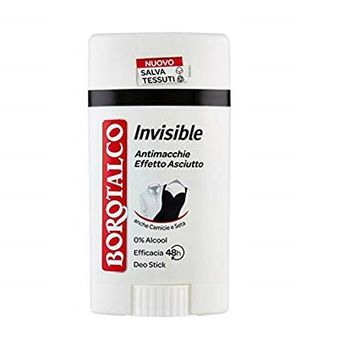 Deodorant Stick Borotalco, Invisible, Unisex, 40 ml Borotalco