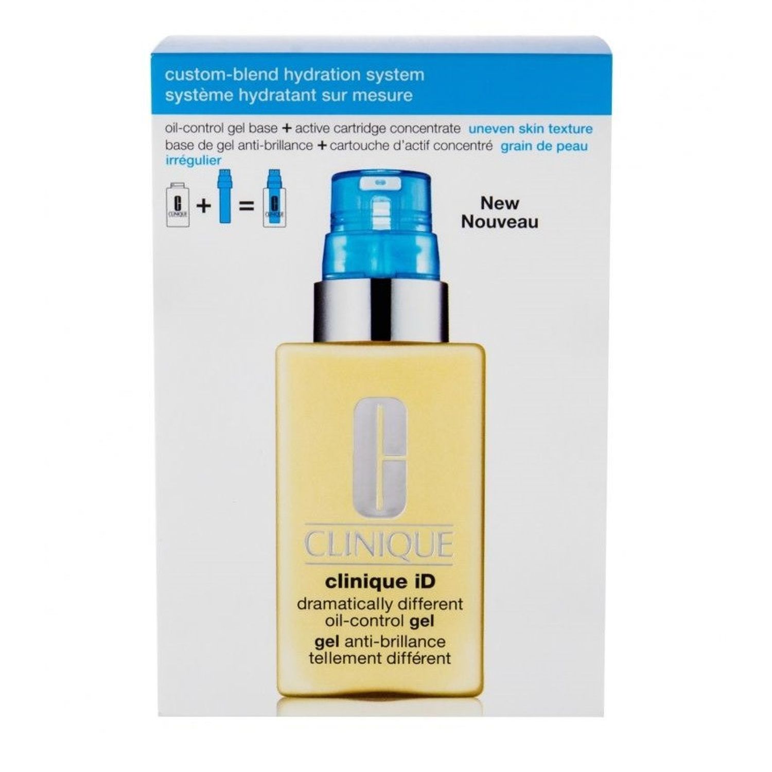 Set Clinique Id Dramatically Different Oil Control Gel 115 ml, Active Concentre Uneven Texture 10 ml fotografia produsului View 3 L