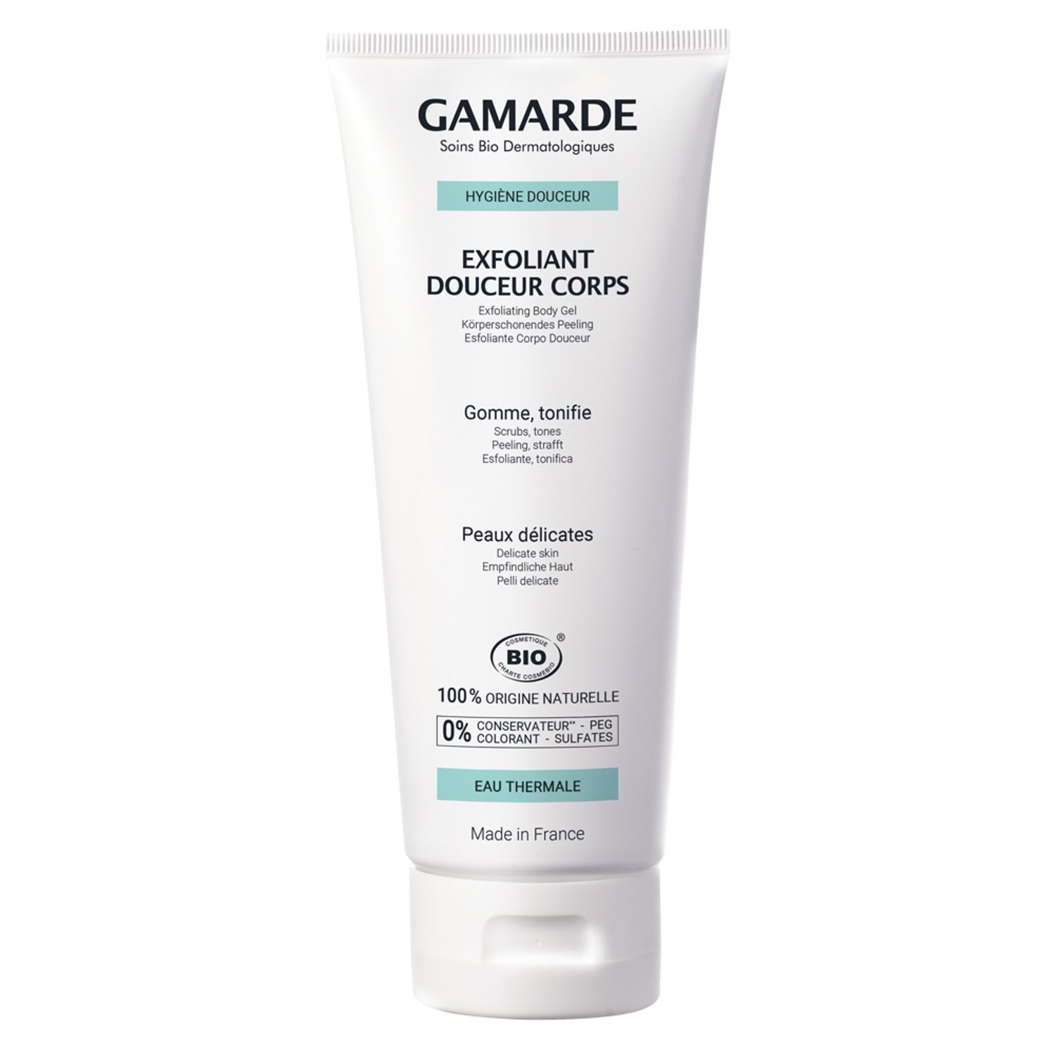 Exfoliant de corp delicat Gamarde, 200 ml fotografia produsului