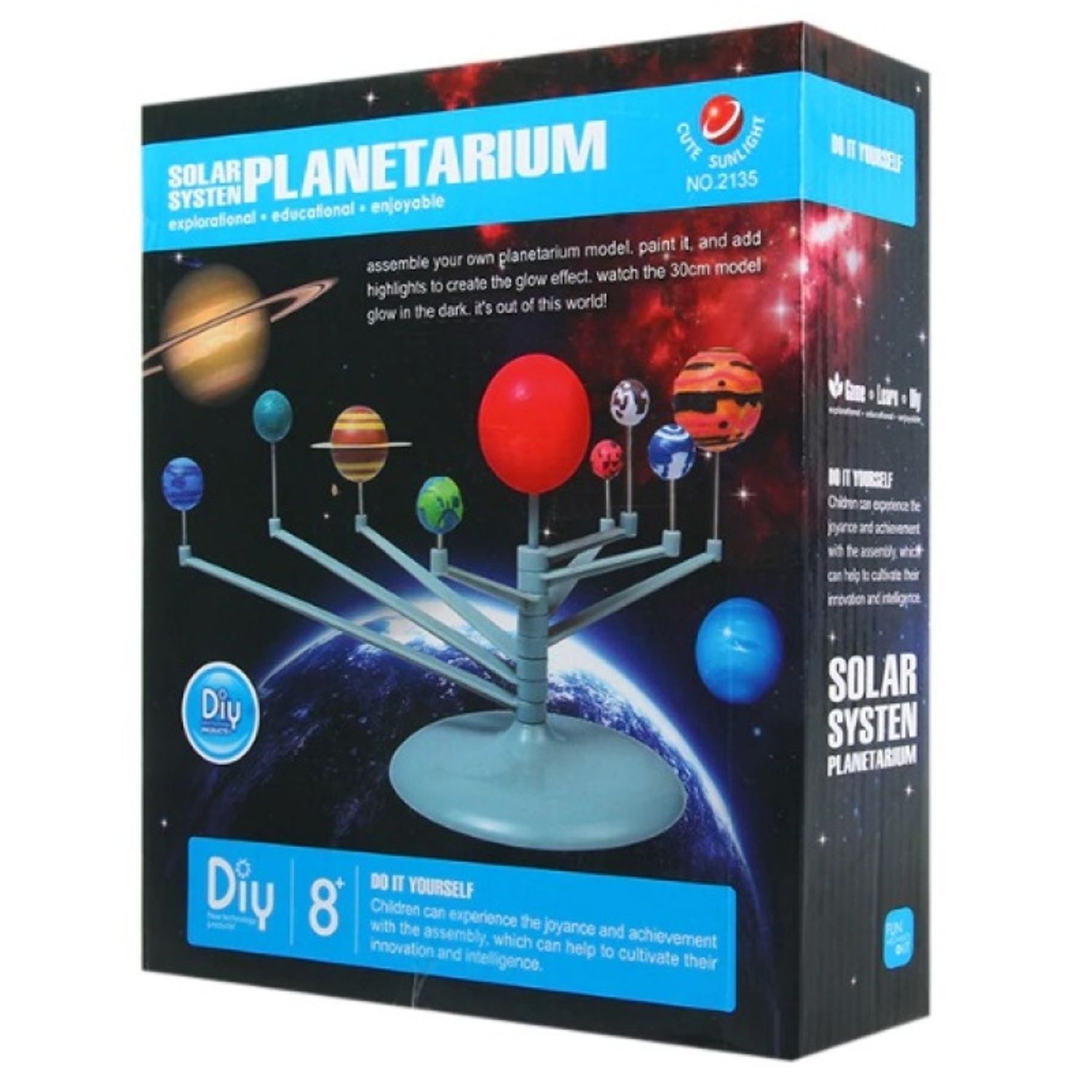 Joc educational constructie sistem solar, Planetarium, 3+ ani fotografia produsului