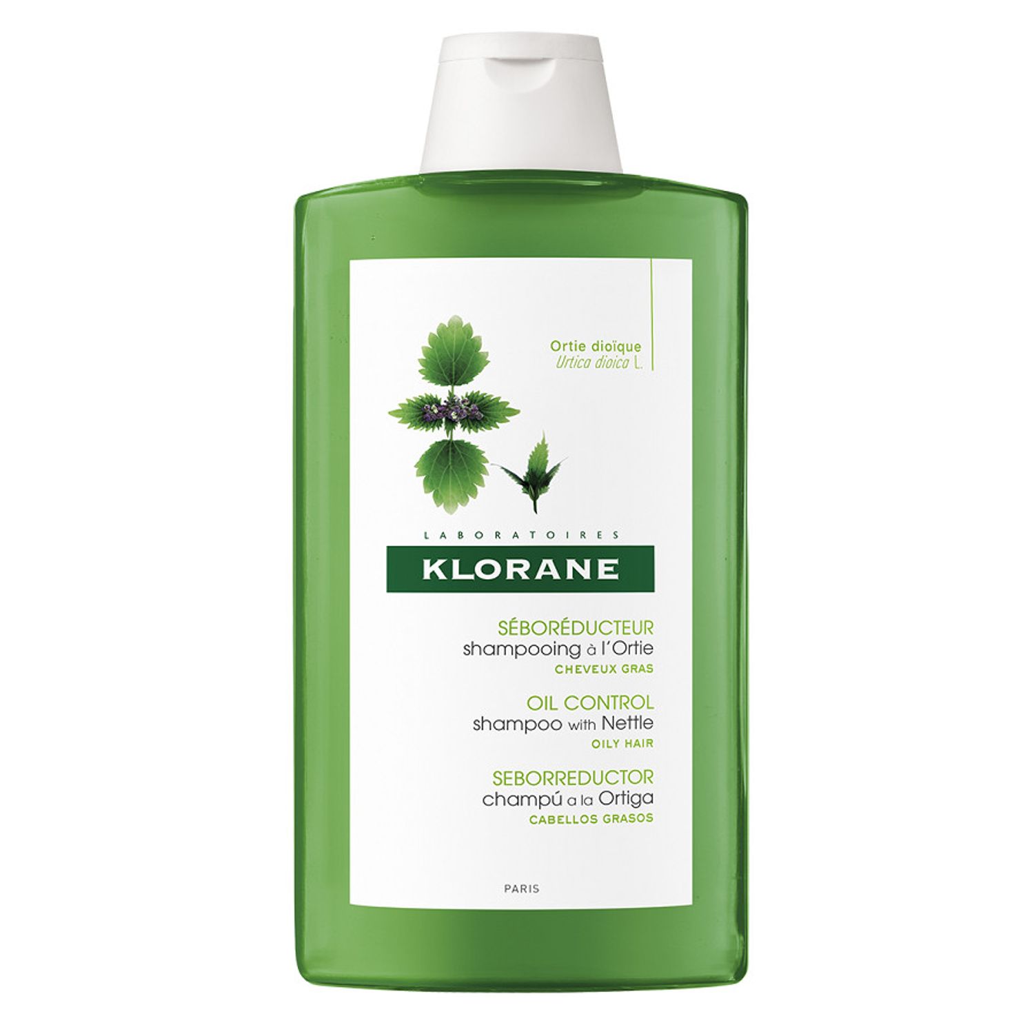 Sampon Klorane cu extract de urzica pentru par gras, 200 ml fotografia produsului View 2 L