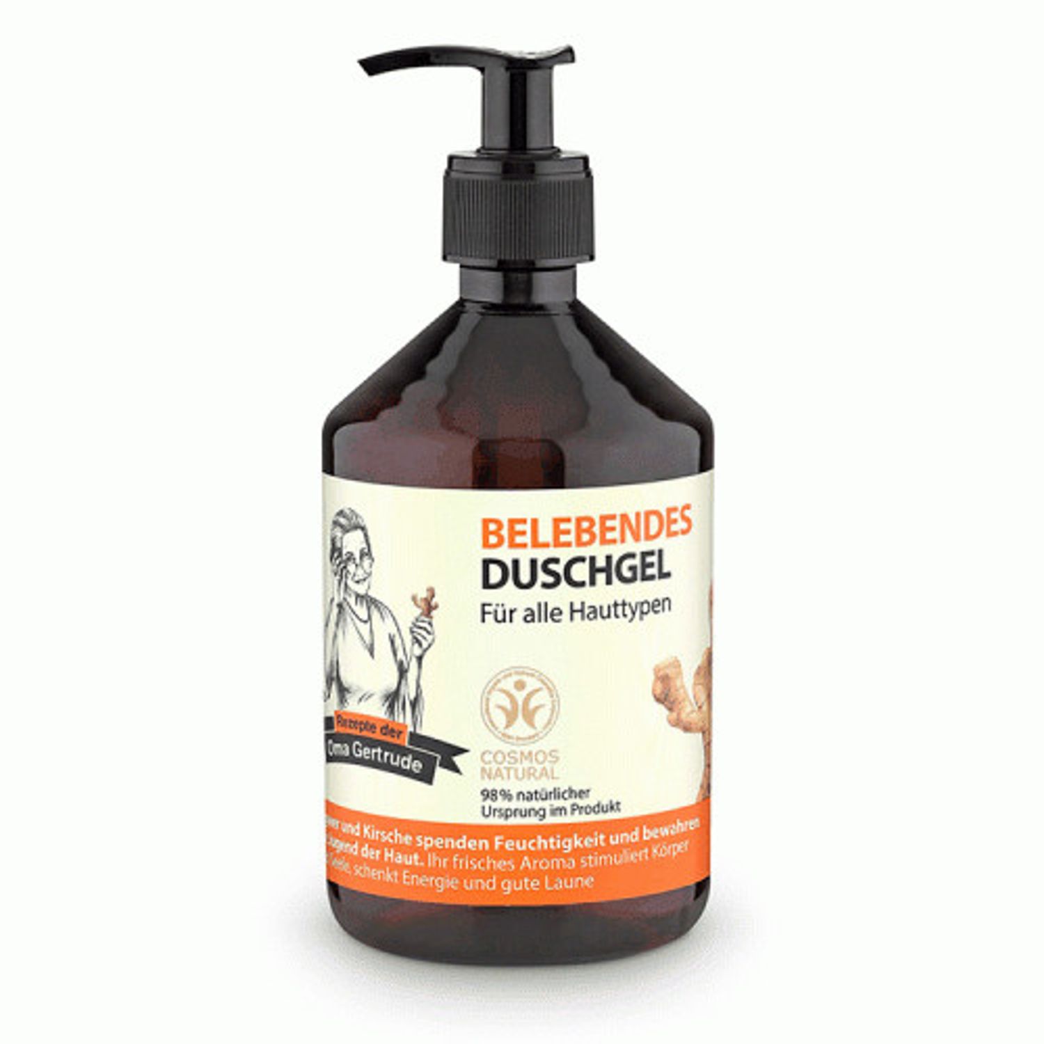 Gel de dus tonifiant bio 500ml Oma Gertrude fotografia produsului