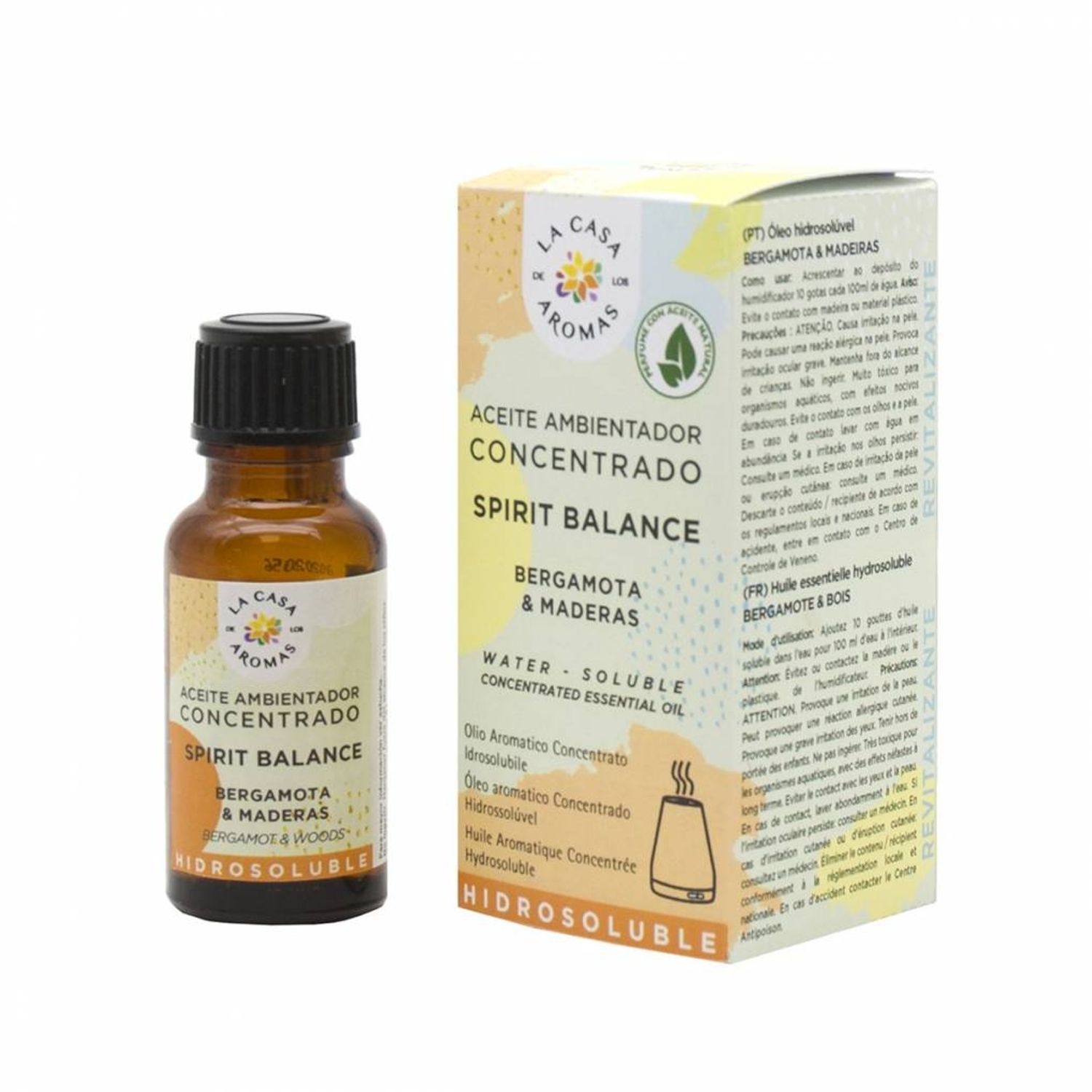 Ulei Hidrosolubil Spirit Balance 15Ml fotografia produsului