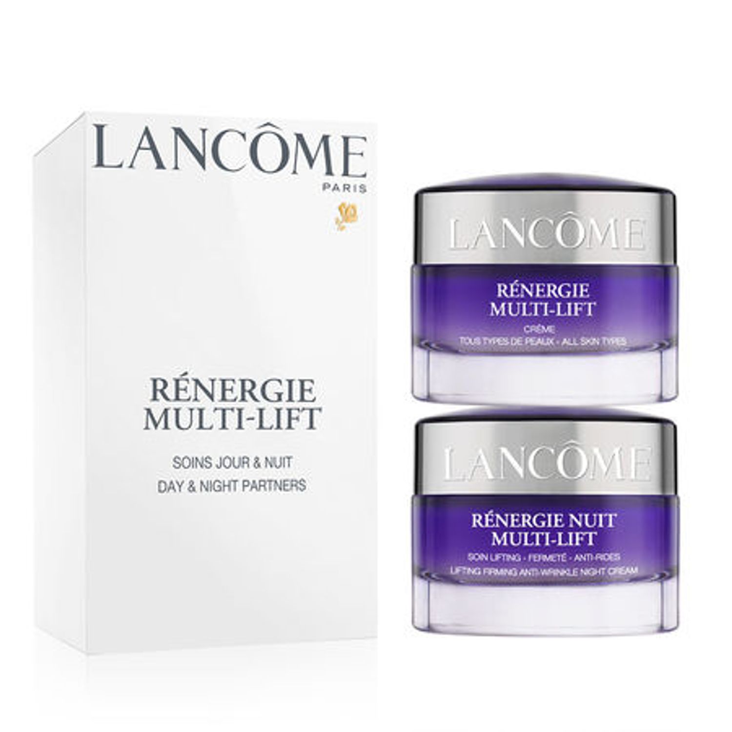 Set Crema de zi Multi Lift Day 50 Ml , crema de noapte Multi Lift Night 50 ml Lancome Renergie Multi fotografia produsului