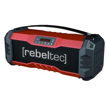 Player multimedia portabil REBELTEC SoundBOX 350, Bluetooth 4.2, radio FM, redare card si stick, negru elefant.ro imagine noua 2022