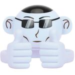 Boxa portabila pentru copii cu suport, PROMATE Ape, 3W, alb fotografia produsului