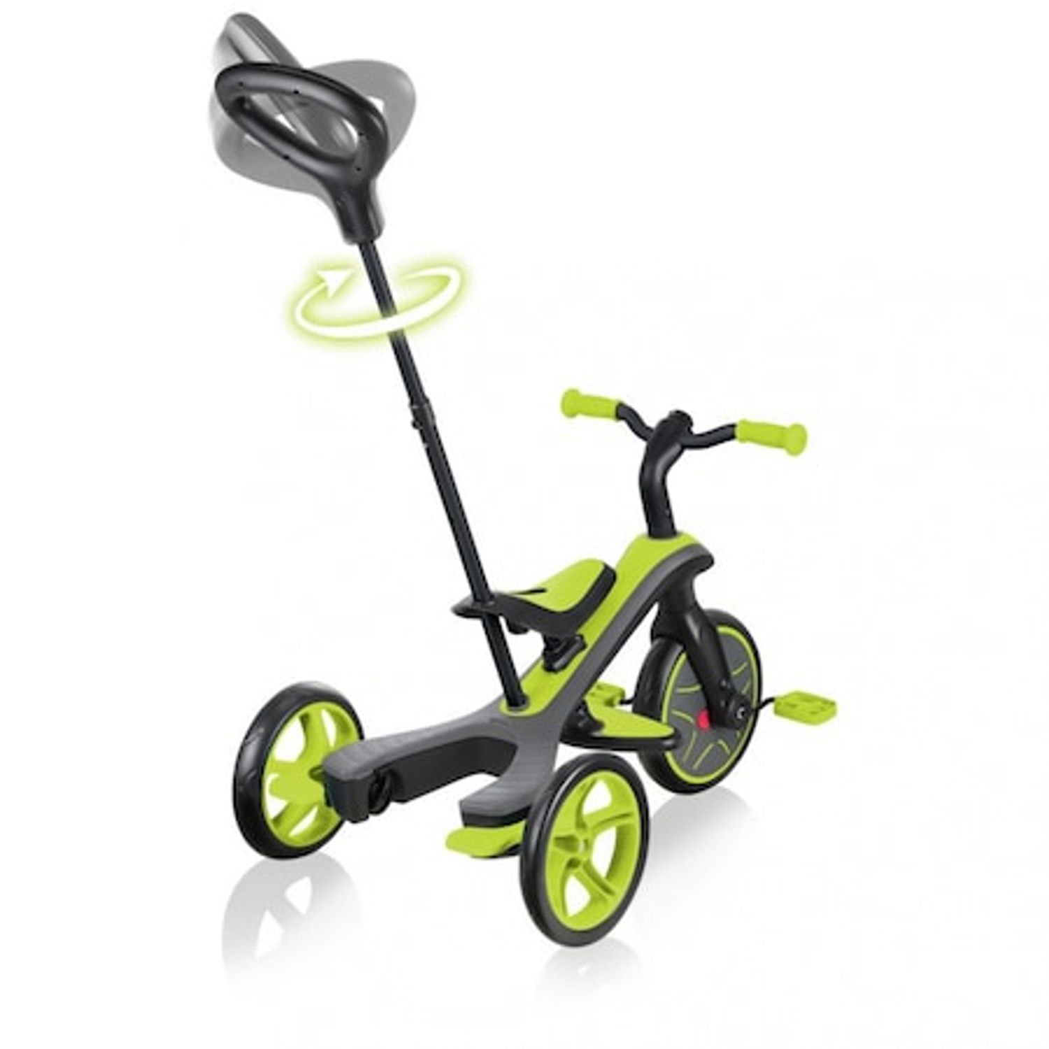Tricicleta Globber Explorer 4 in 1 verde fotografia produsului View 4 L