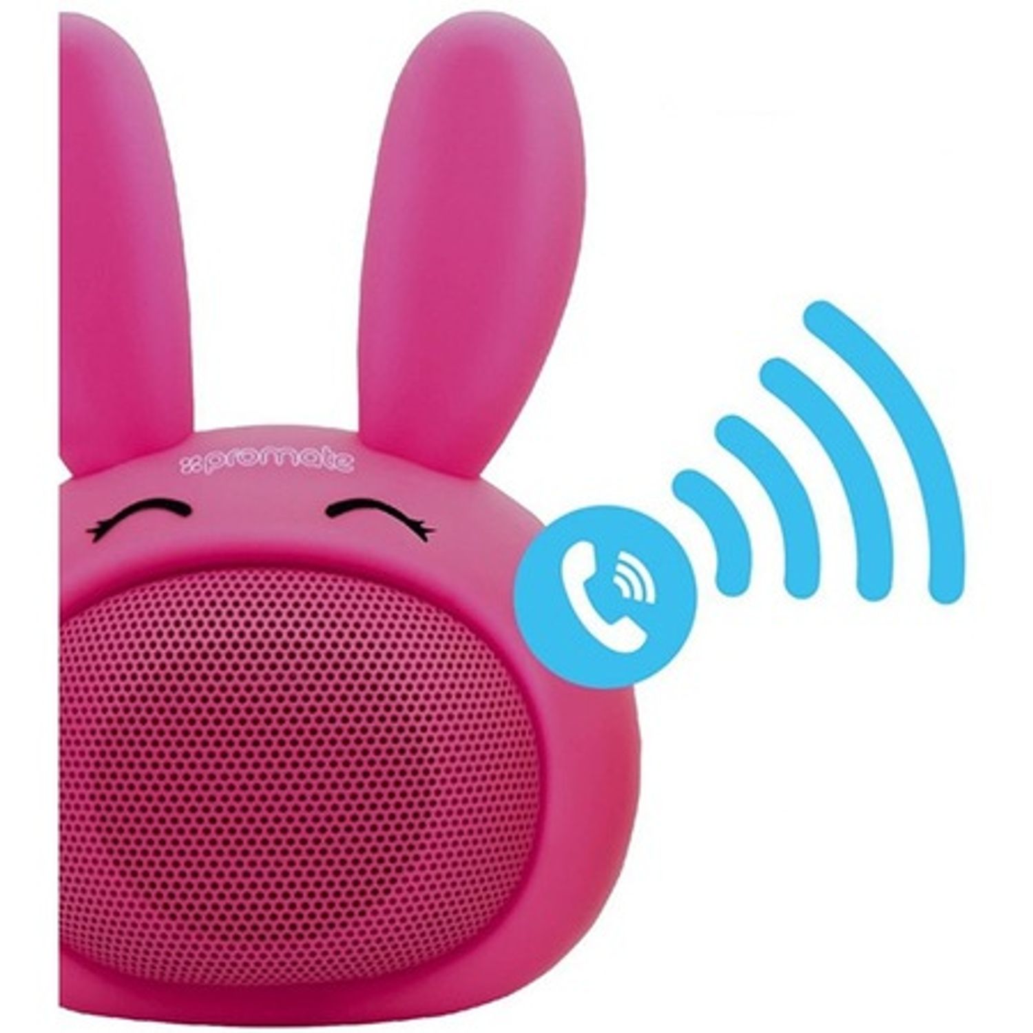 Boxa portabila pentru copii, PROMATE Bunny, 3W, roz fotografia produsului View 4 L