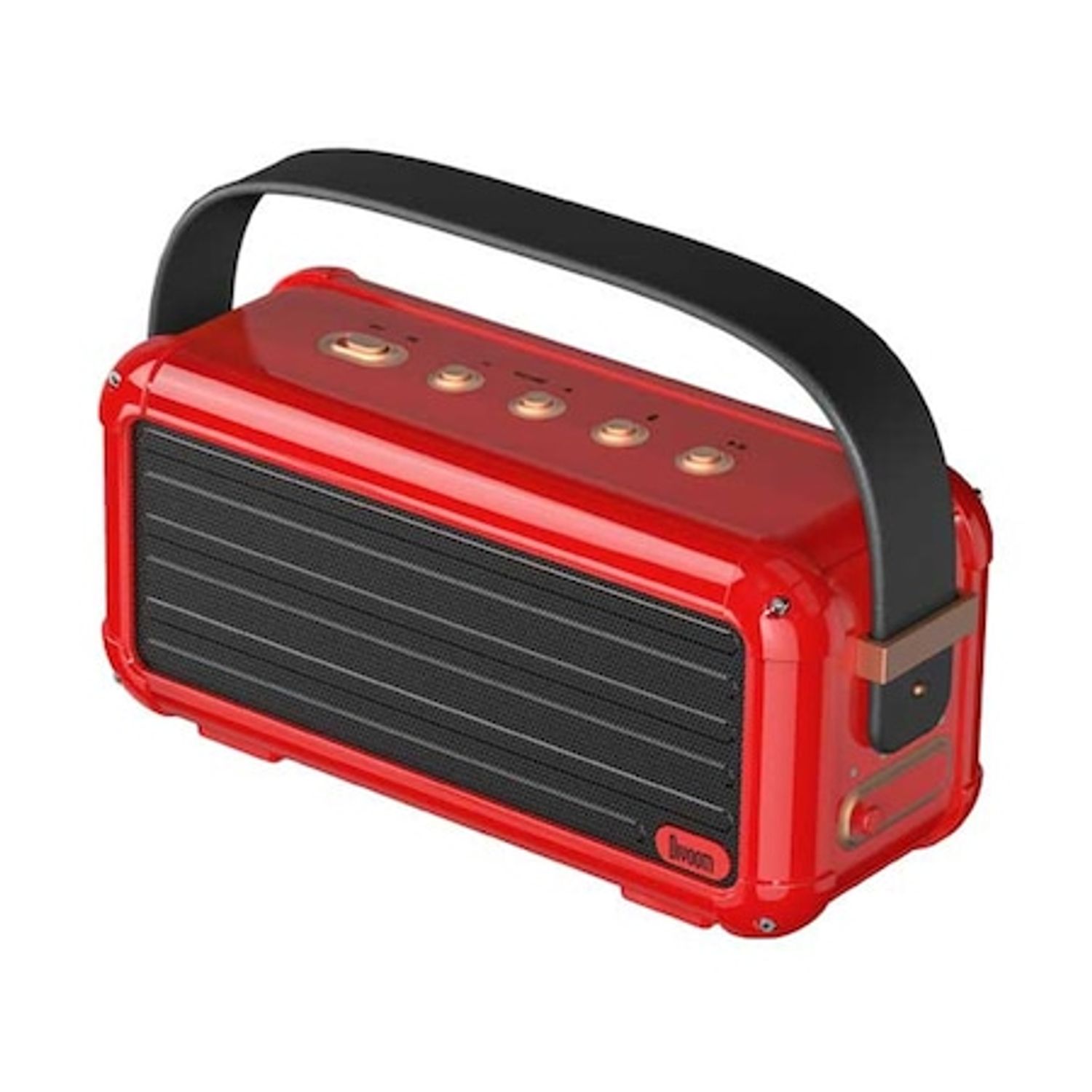 Boxa portabila Bluetooth Divoom Mocha - 40W, Rosu fotografia produsului View 3 L