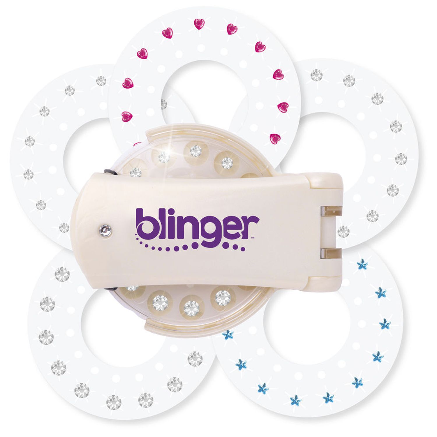 Aplicator Blinger cu 75 pietre - Argintiu fotografia produsului